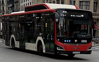 Autobús de la línea regular 67 de TMB