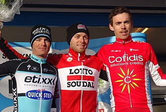 Podio de la edición de 2015 de Le Samyn