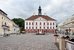 Plaza del ayuntamiento de Tartu