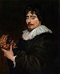 Retrato del escultor François Duquesnoy de Anton Van Dyck