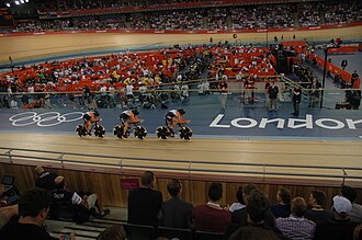 Fotografía general relacionada con las competiciones ciclistas de Londres 2012.