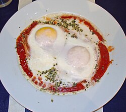 Huevos al plato