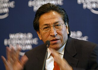Fotografía del expresidente peruano Alejandro Toledo Manrique.