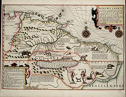 Mapa histórico y elementos representativos de la Provincia de Guayana