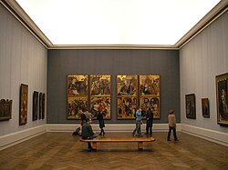 Sala de arte sacro medieval alemán
