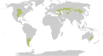 Ilustración esquemática de los tipos principales de hábitat del WWF