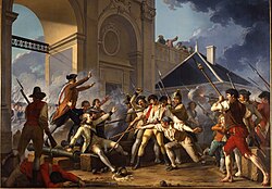 Le Courage héroïque du jeune Désilles por Jean-Jacques Le Barbier