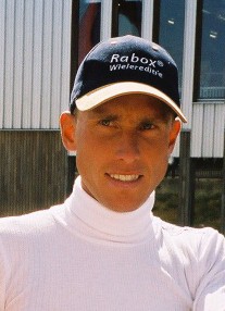 Michael Boogerd durante una competición ciclista