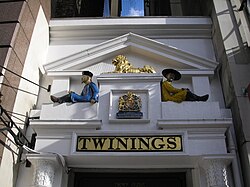 Antigua tienda de Twinings en Strand.