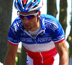 Nicolas Vogondy con el maillot de campeón de Francia