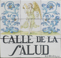 Calle de la Salud en Madrid