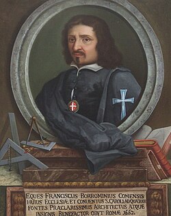 Retrato en la sacristía de San Carlo alle Quattro Fontane