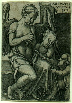 Detalle de la obra Caridad