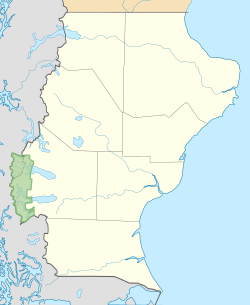 Mapa esquemático de la ubicación del parque