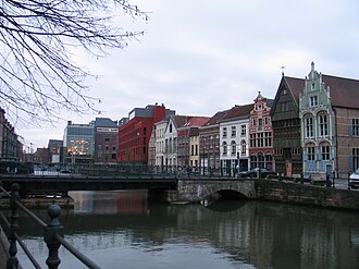 Vista panorámica del río Dijle
