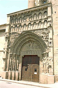 Portada de Santa María la Real