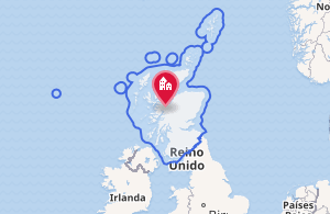 Mapa de Escocia