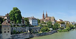 Vista urbana de Basilea, Suiza
