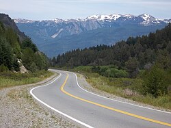 Vista panorámica de la Ruta Nacional 40