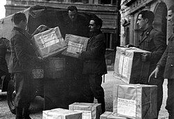 Transporte de bienes culturales durante la guerra