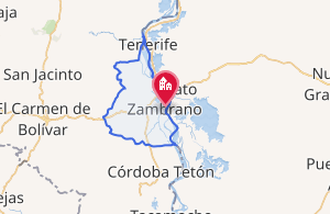 Mapa cartográfico de la región