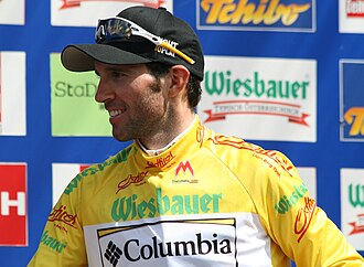 Retrato del ciclista Michael Albasini