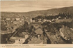 Cementerio N.º 1 tras el terremoto de 1906