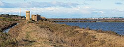 Estación de bombeo de drenaje en Sète, Francia