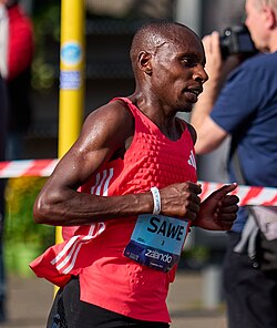 Sabastian Sawe, poseedor de la marca masculina de referencia en maratón