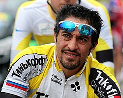 Retrato del ciclista Salvatore Commesso