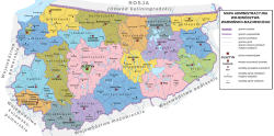 Mapa de divisiones administrativas