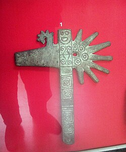 Hacha ceremonial de bronce del noroeste argentino