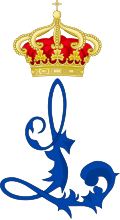 Monograma personal de Luis I de Portugal