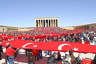 Protesta en Ankara a favor del laicismo del estado turco