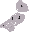 Mapa municipal de Flevoland