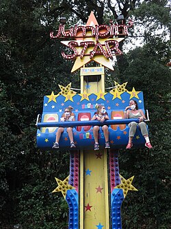 Atracción infantil Granota en el parque