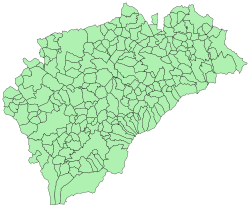Esquema de distribución municipal en la provincia