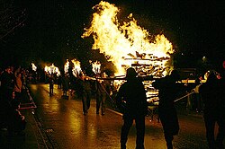 Hogueras del Chienbäse en Liestal