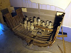 Restos de cerámica en el pecio del Castillo de Kyrenia.