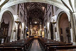 Interior de la nave de San Jerónimo el Real
