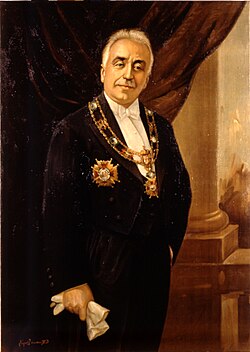 Retrato oficial como presidente