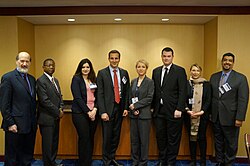 Reunión de la junta directiva del Grupo de Interés Espacial de la Sociedad Americana de Derecho Internacional en 2014