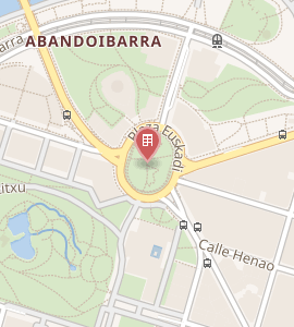 Mapa de ubicación de la Plaza Euskadi
