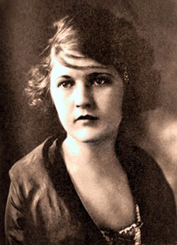 Fotografía de Zelda Sayre tomada en el año 1917