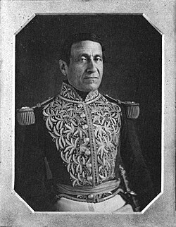 Daguerrotipo de José María Melo resguardado en el Museo Nacional de Colombia en Bogotá.