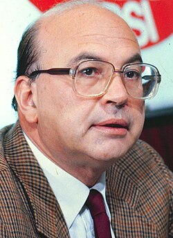 Retrato de Bettino Craxi