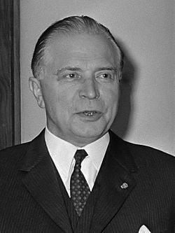 Gaston Eyskens en 1969