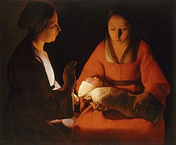 El recién nacido de Georges de La Tour
