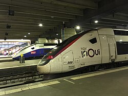 Tren de TGV inOui Eurodúplex en París