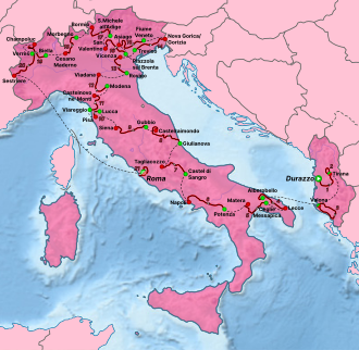 Logotipo o gráfico representativo del Giro de Italia 2025